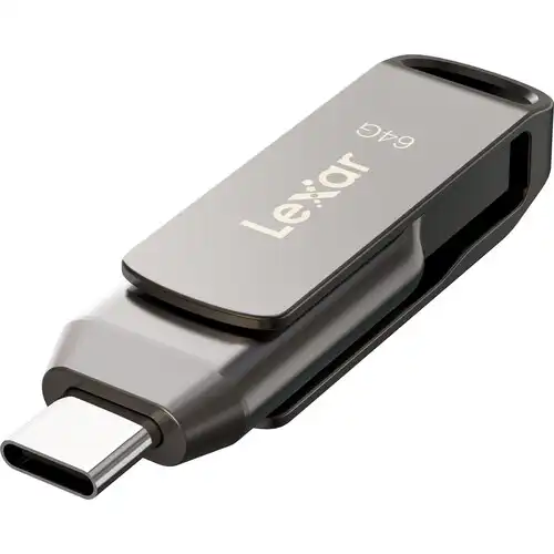 Lexar JumpDrive Dual Drive D400 64GB USB 3.2 Type-C Pen Drive thumbnail 2